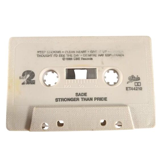 Sade - Stronger Than Pride (1988, Cassette) - Picture 4 of 4